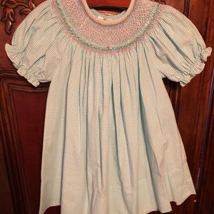 Toddler smocked dress 18M